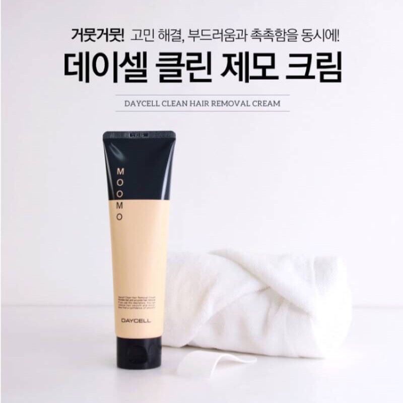 韓國連線11/16-20 韓國 Daycell MOOMO除毛膏 溫和清潔脫毛膏 150ml