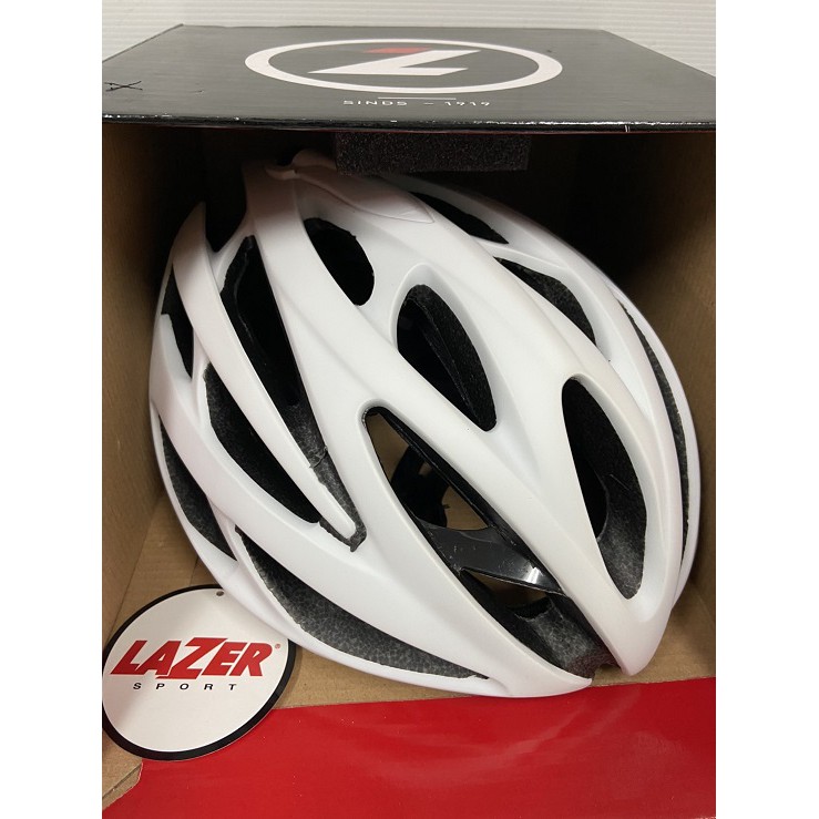 『時尚單車』LAZER O2 公路車安全帽 M-L(55-61CM) 經典自行車安全帽