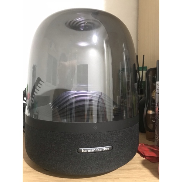 🔥「二手九成新建軍兩年保固內」harman/kardon  AURA STUDIO 3 全指向環繞 水母三代 藍牙音響