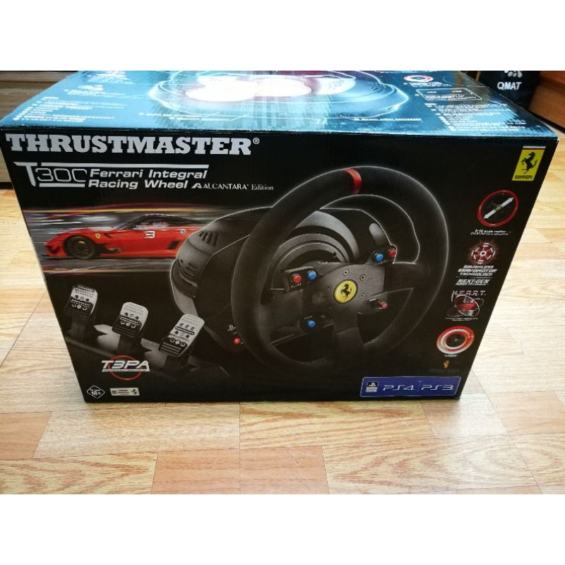 thrustmaster t300 法拉利版方向盤、賽車模擬器