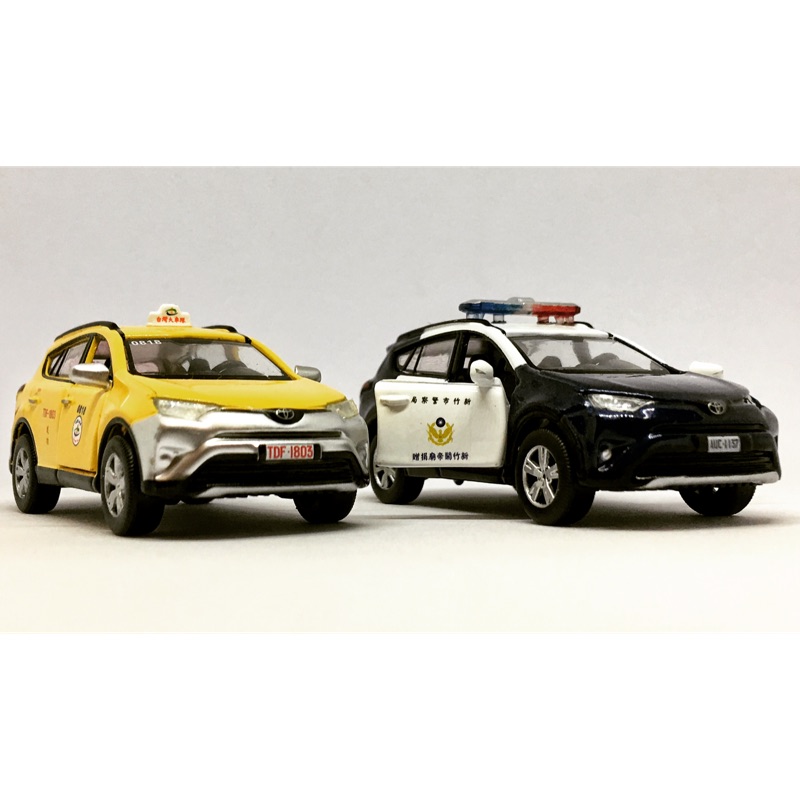 《TRS》Tiny微影台灣RAV4警車加計程車