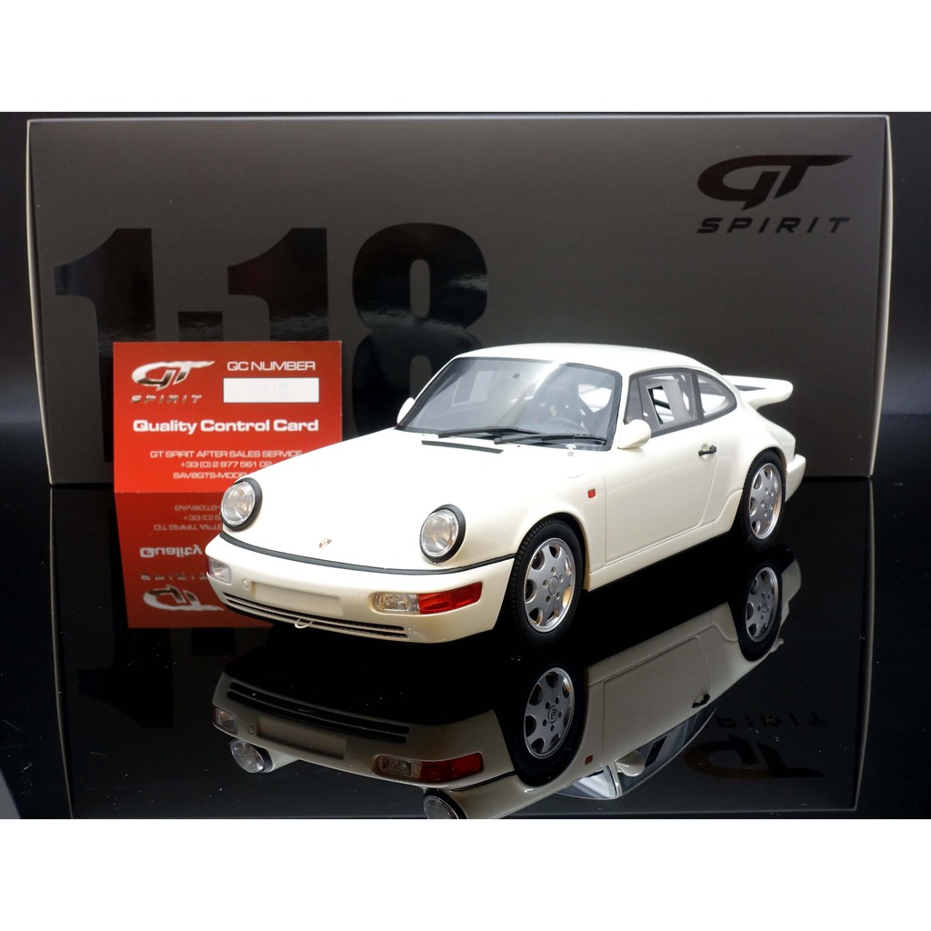 GT Spirit 1/18 Porsche 911 (964) Carrera 4 white GT319 MASH