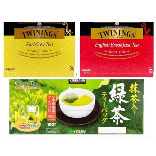 好市多茶包分售 Twinings 英倫早餐茶 o 皇家伯爵茶 o 科克蘭日本綠茶包
