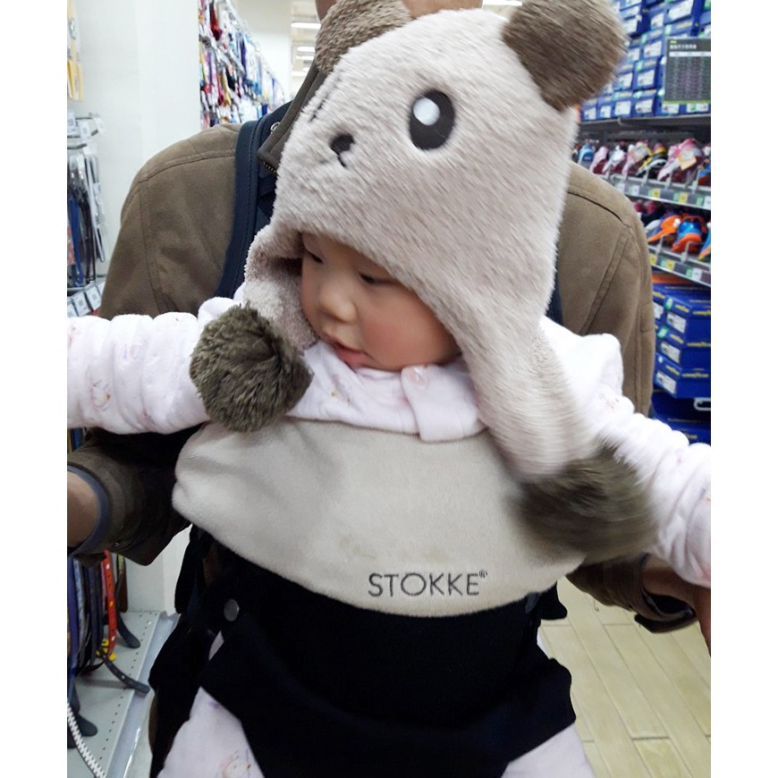 【Stokke MyCarrier】丹麥 3合1嬰兒 背巾 背帶 黑色涼感透氣款