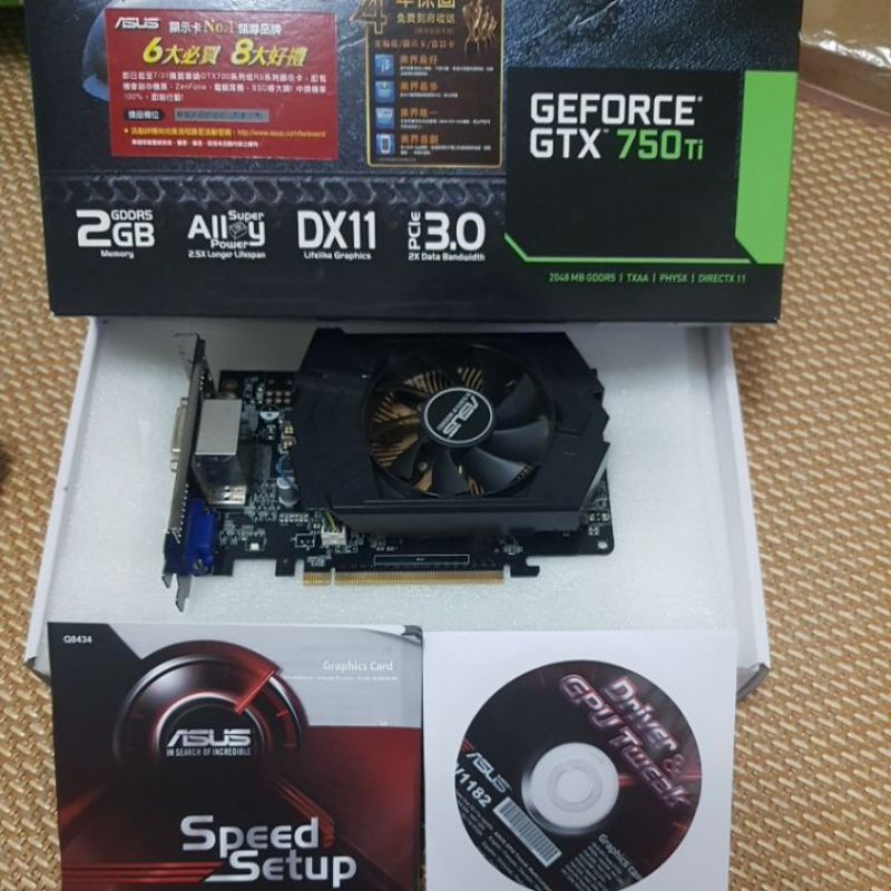 華碩 ASUS GTX750TI-PH-2GD5  顯示卡