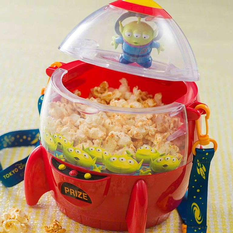 全新  日本東京迪士尼限定  三眼怪爆米花桶  玩具總動員 Disney 夾娃娃機
