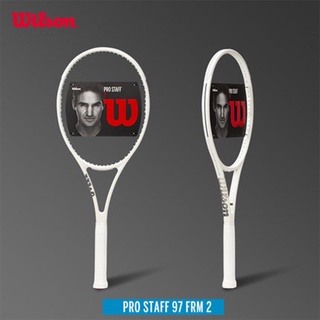 Wilson Pro Staff RF97 網球 Raet Federer 簽名白色專業訓練全碳網球 Raet