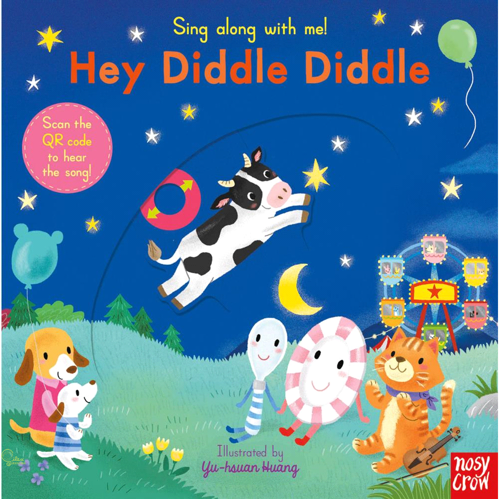 聽唱玩童謠遊戲書Hey Diddle Diddle
