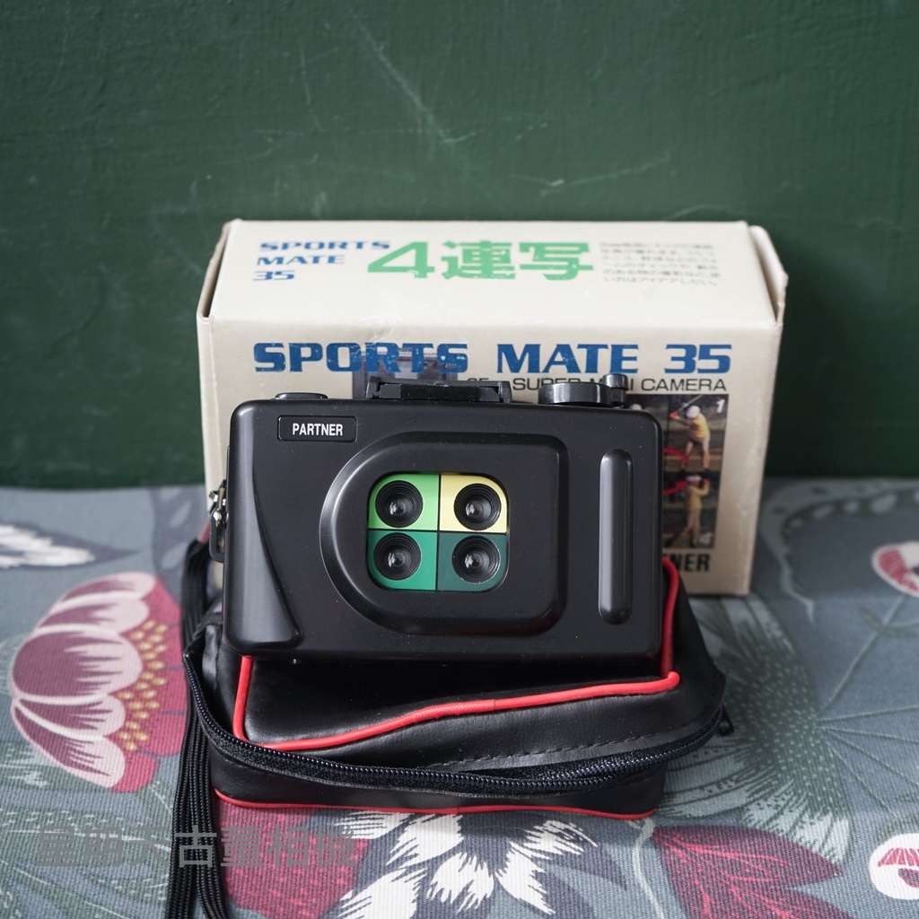 【星期天古董相機】PARTNER SPORTS MATE 35 黑色四格機 庫存新品 底片相機 傻瓜相機 135底片