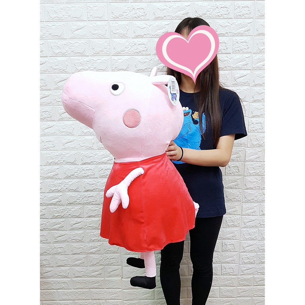 全新正版授權 佩佩豬系列娃娃 10-22吋 佩佩 喬治 豬媽媽 豬爸爸 抱寵物 Peppa Pig 佩佩豬佩佩豬款