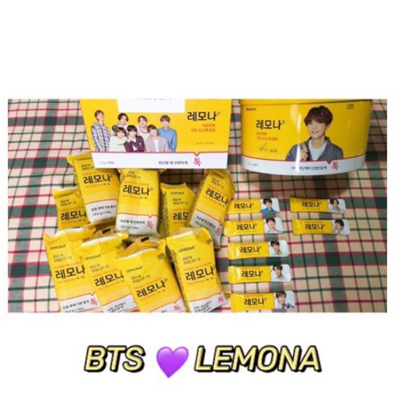 [現貨拆售] BTS x Lemona 雷夢娜 維他命c粉 2g 防彈少年團版本❗️全體成員各一包賣場❗️散裝、空鐵盒