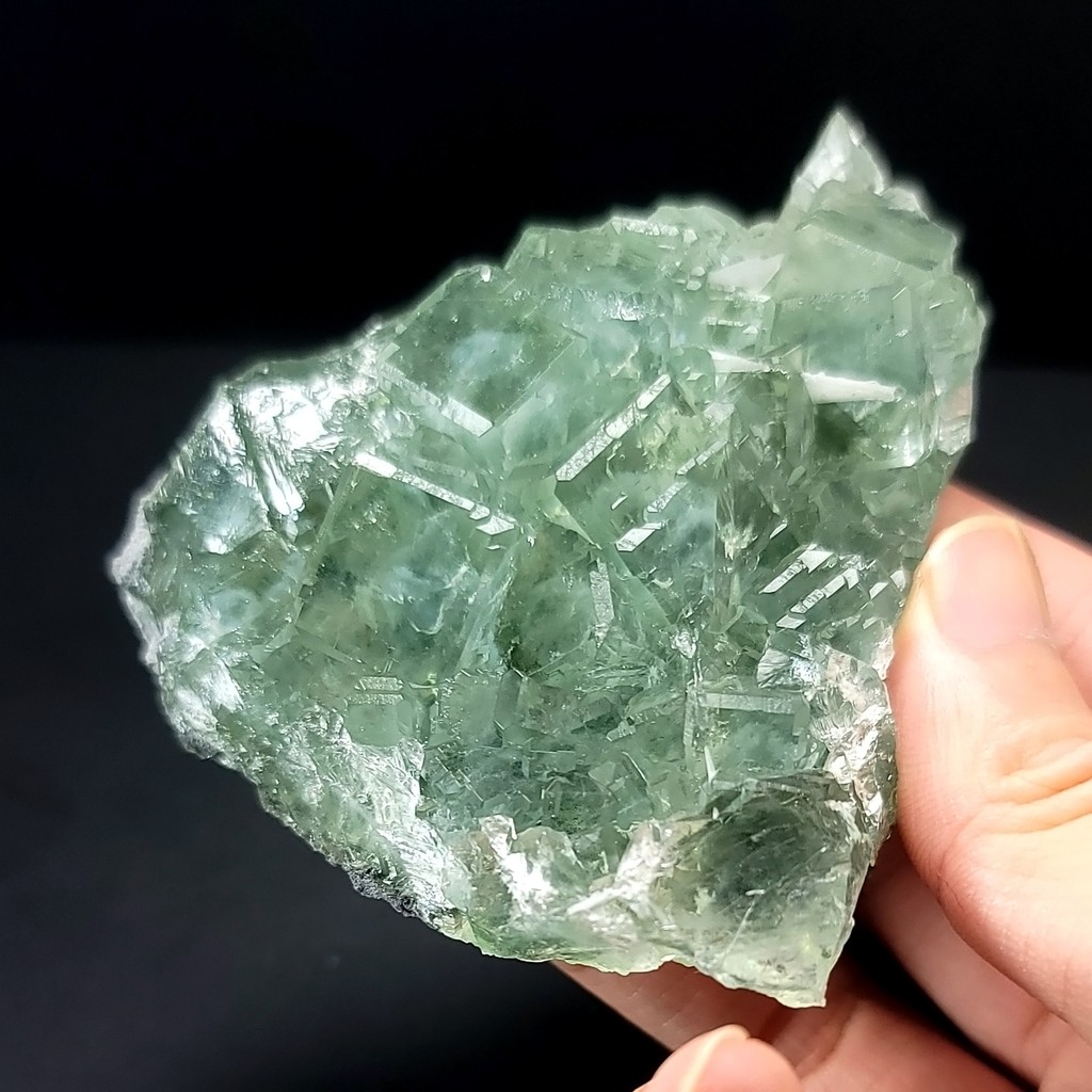 艾莉希亞寶石水晶 05香花嶺螢石fluorite 果凍螢石玻璃體冰塊螢石 蝦皮購物