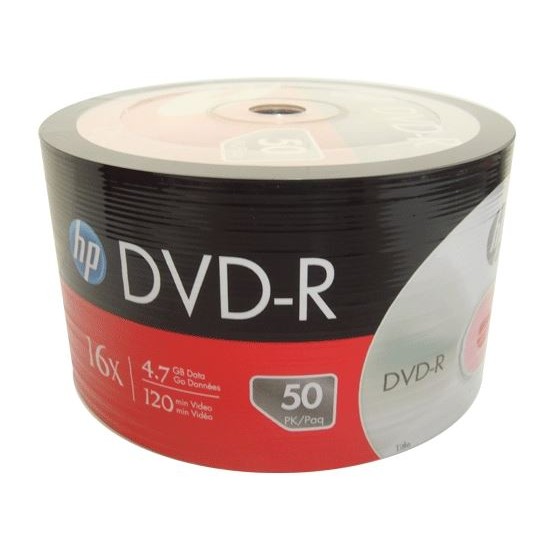【台灣製造 LOGO】100片- 國際品牌HP  DVD-R16X 空白燒錄片/光碟片
