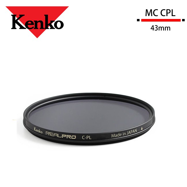 Kenko Real PRO 防潑水多層鍍膜環型偏光鏡 MC CPL (SLIM)【5/31前滿額加碼送】