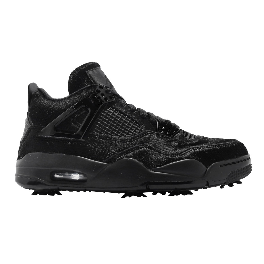 Nike Air Jordan 4 Golf Black Cat 全黑高爾夫球鞋男鞋【ACS】 CU9981