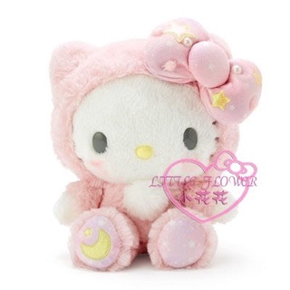 ♥小玫瑰日本精品♥Hello Kitty美樂蒂 療癒睡衣刺繡絨毛娃娃 布偶玩偶~3