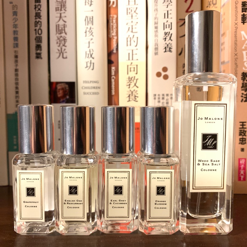 Jo MALONE 香水 9ml 葡萄柚 橙花 伯爵茶與小黃瓜 二手 近新