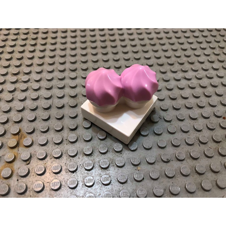 小不點私藏舖 Lego 樂高積木duplo 得寶粉色杯子蛋糕冰淇淋奶昔全新一個如圖 蝦皮購物