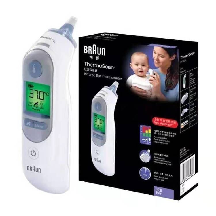 德國 百靈 耳溫槍 IRT6520 耳溫計 兒童 嬰兒 寶寶 紅外線 電子體溫 測溫儀 1