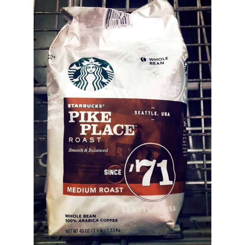 星巴克 Starbucks  派克市場咖啡豆 1.13公斤