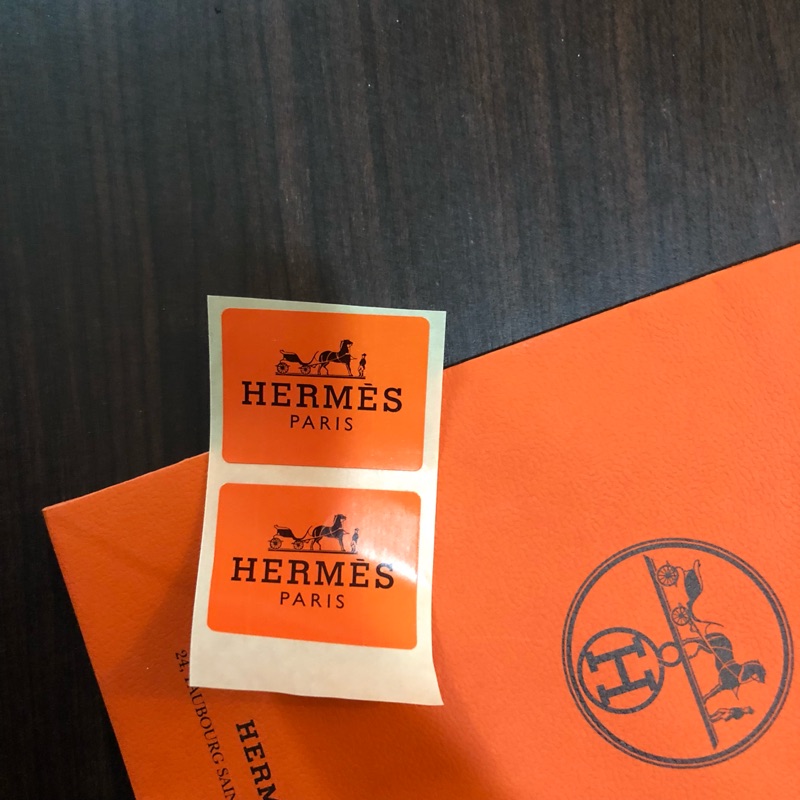愛馬仕 Hermes 專櫃貼紙 歐洲帶回 保證專櫃正品
