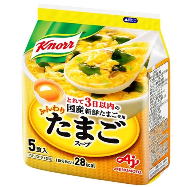 日本 味之素 Knorr 即食 蛋花湯
