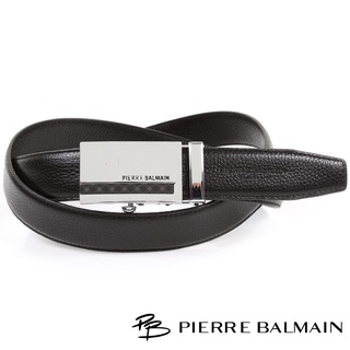 【PB皮爾帕門】時尚經典自動扣皮帶A57P71102F黑色