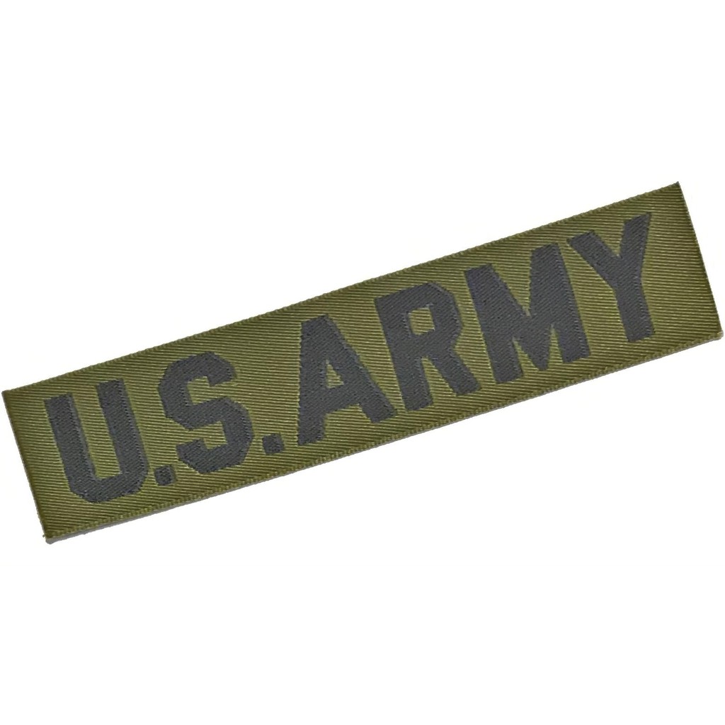 美軍公發 越戰 U.S.ARMY 陸軍 尼龍軍種條 綠色 全新