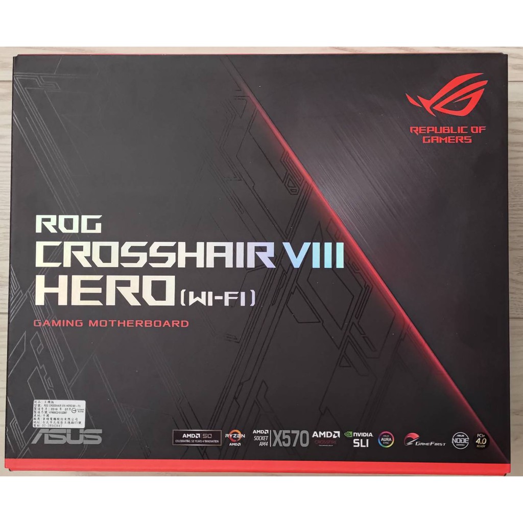 全新 ASUS ROG CROSSHAIR VIII HERO (wifi) C8H