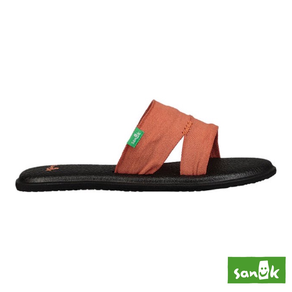 【福利品】美國 SANUK 素色瑜珈墊人字涼鞋 女款 1099407 CRN