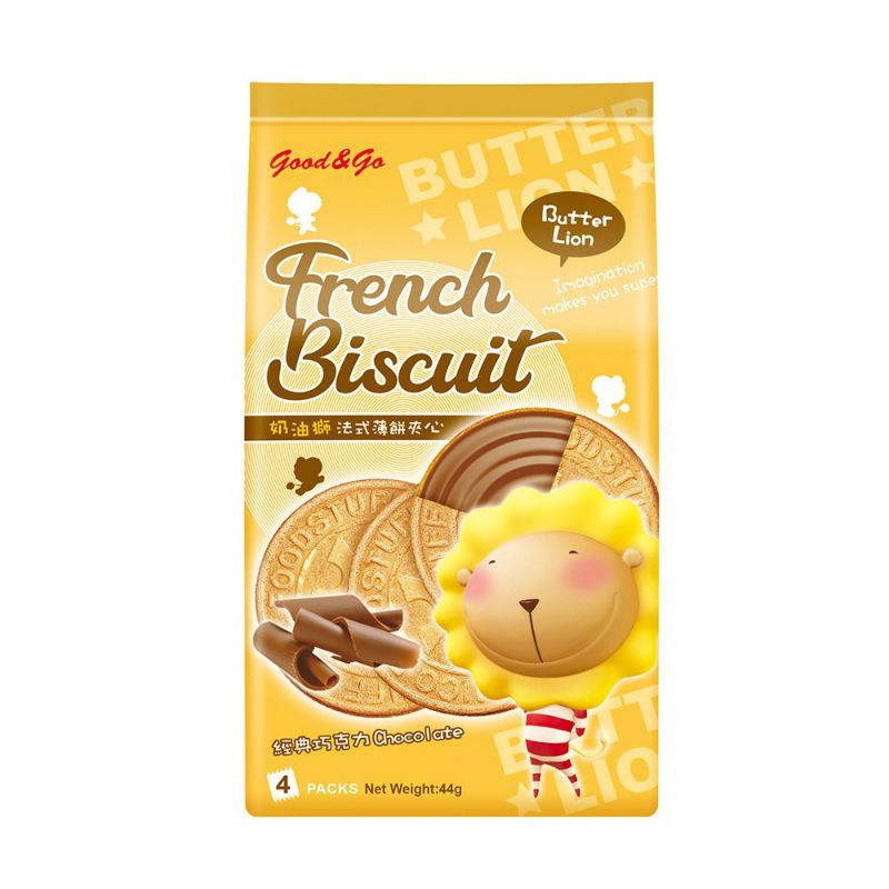 【即期】奶油獅法式薄餅夾心-經典巧克力