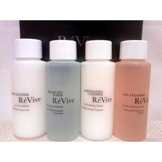 ReVive 精萃潔膚乳, 精萃煥白淨膚乳 ,精萃潔面凝膠 ,精萃活膚露 60ml 旅行組試用品(專櫃正貨)