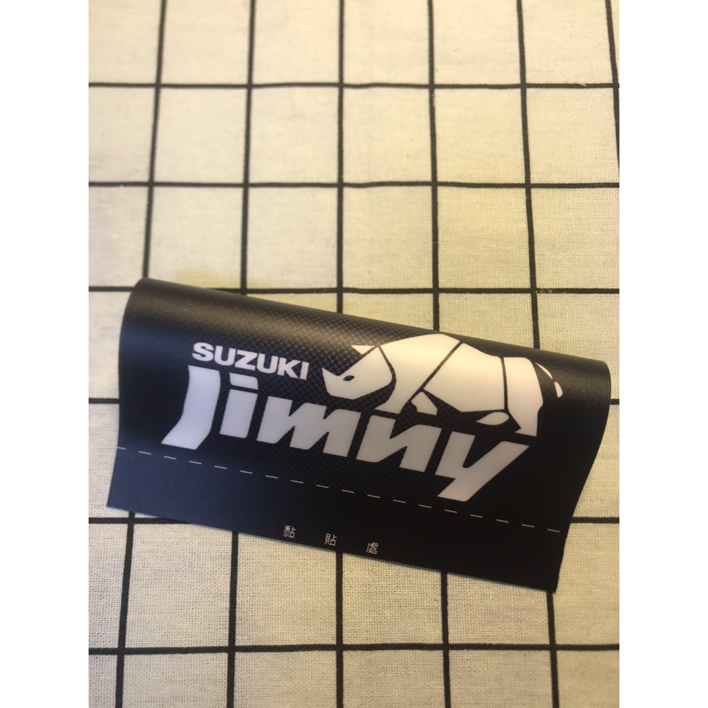 鈴木 SUZUKI jimny 迷彩車標  車 車隊 汽車 夾標 水洗標 尾門標  車貼裝飾 雙面設計