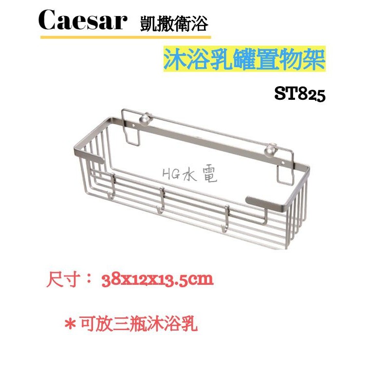 🔸HG水電🔸 Caesar 凱撒衛浴 淋浴乳罐置物架 ST825