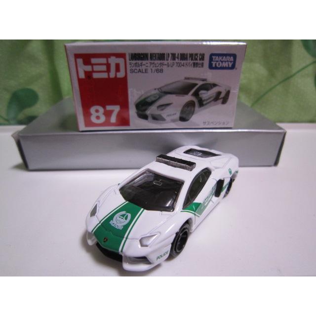 包膜 運費依蝦皮TOMY 87 tomica 87 LP700-4 杜拜藍寶堅尼雙門 超跑警車 警察車 大牛 絕版多美