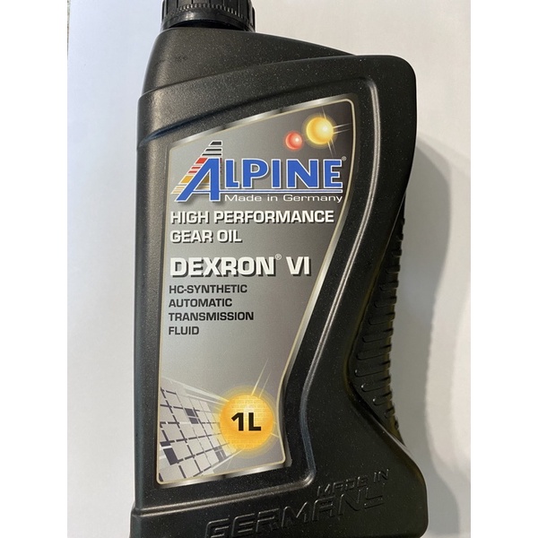 ALPINE變速箱油BMW三系列變速箱油ALPINE  ATF DEXRON VI
