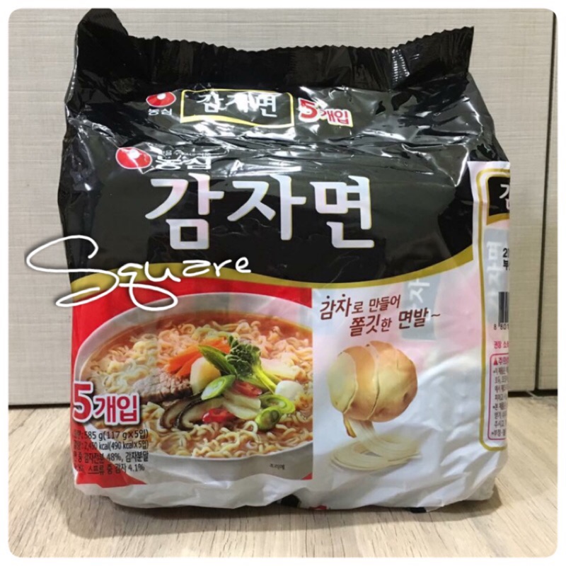 韓國 農心馬鈴薯風味麵 5入