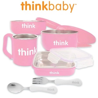 【馨baby】Thinkbaby 不鏽鋼餐具組(六件組) 不鏽鋼餐具 THINK BABY