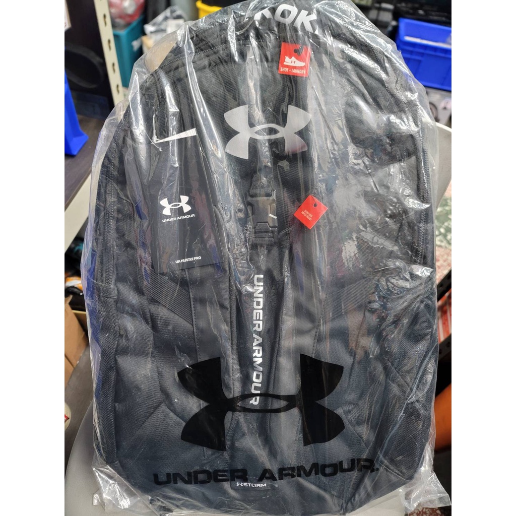 日立 HIKOKI 聯名 UA運動品牌 Hustle Pro Backpack 後背包 黑 包包 1367060-001