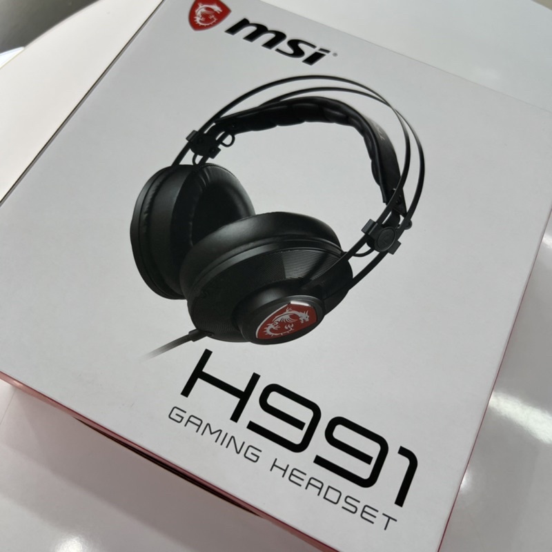 MSI H991 微星H991 電競耳機 耳罩式耳機 全新未拆封