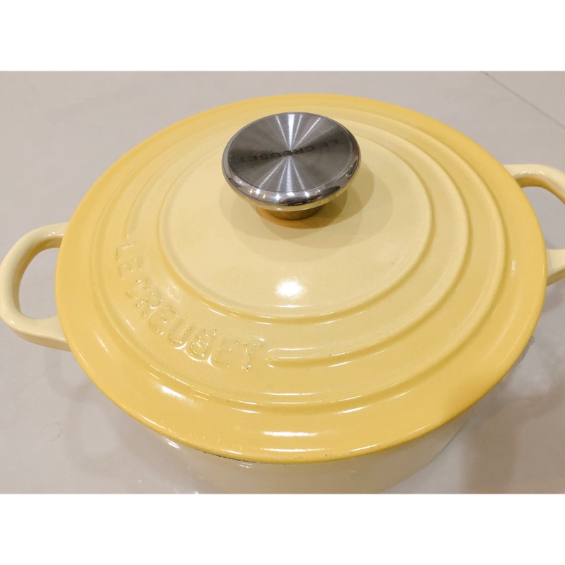 Le creuset 18 太陽黃圓鍋