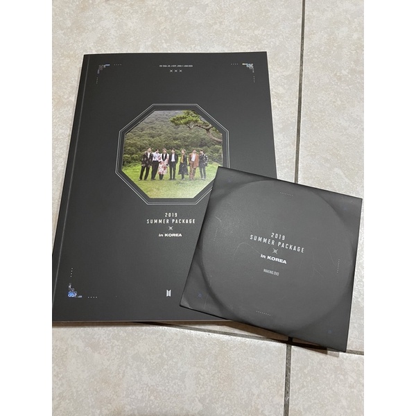 BTS 防彈少年團 防彈 2019 SUMMER PACKAGE 寫真書 DVD