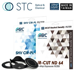 【STC】轉接環快拆遮光罩組 for SONY RX100/ZV1 系列相機 CPL高解析偏光鏡+ND零色偏減光鏡套組