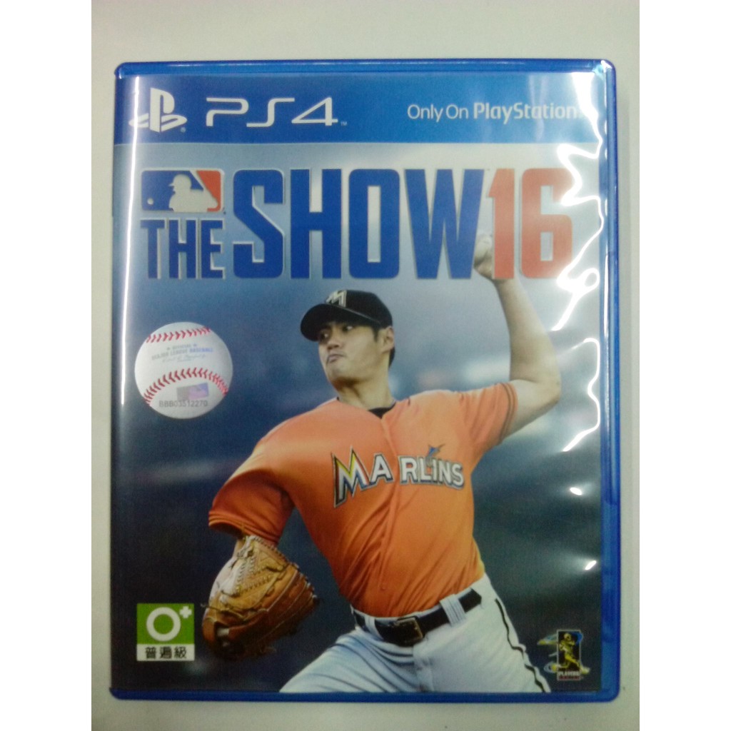 二手佳品~有現貨 PS4 MLB THE SHOW 16 美國職棒大聯盟 亞版 英文版 2016 特典下載卡序號未用