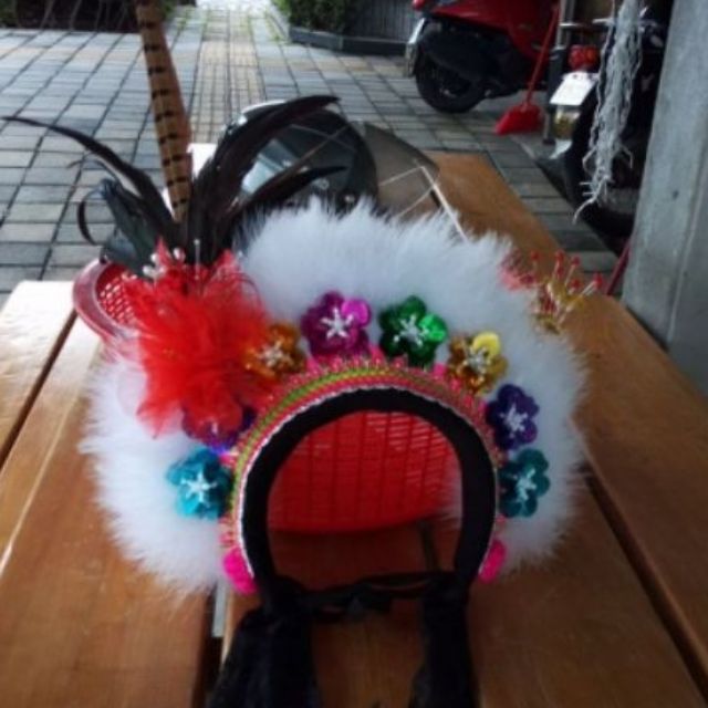 阿美族無流蘇花帽3000元 蝦皮購物