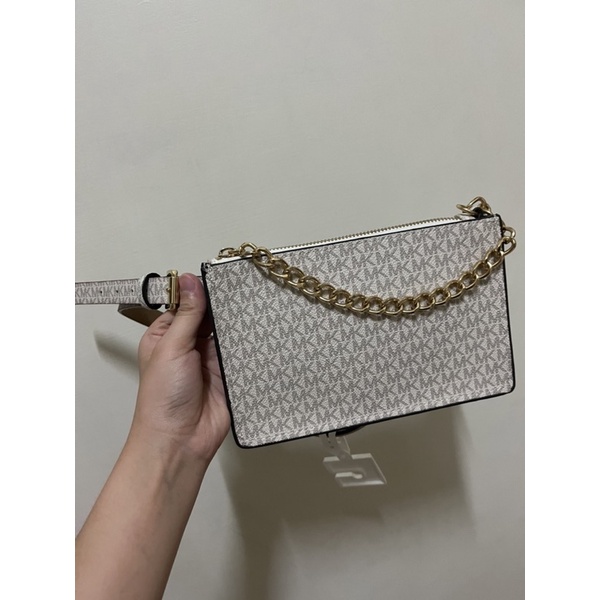 MK Michael kors 滿版老花腰包