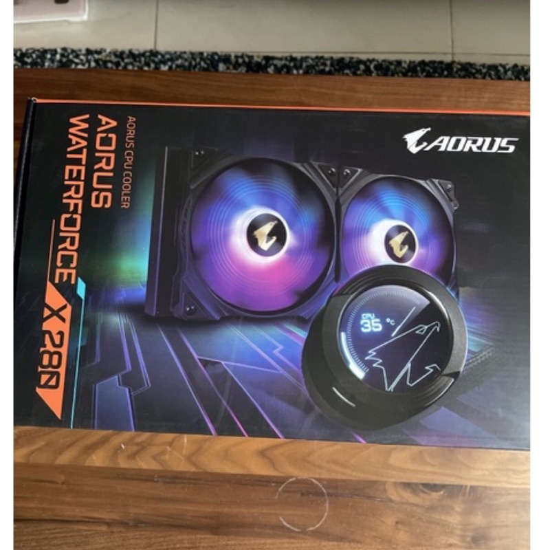 gigabyte 鷹神水冷280散熱器 aorus waterforce x280