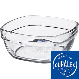【Duralex法國強化玻璃碗】Lys Carré Clear Bowl 9cm (6入組 / 透明) 2031A