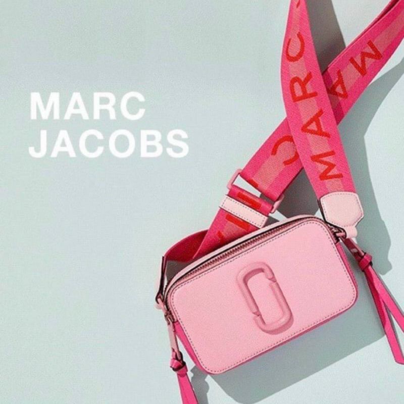 正品Marc Jacobs 粉色限量限定特殊款相機包