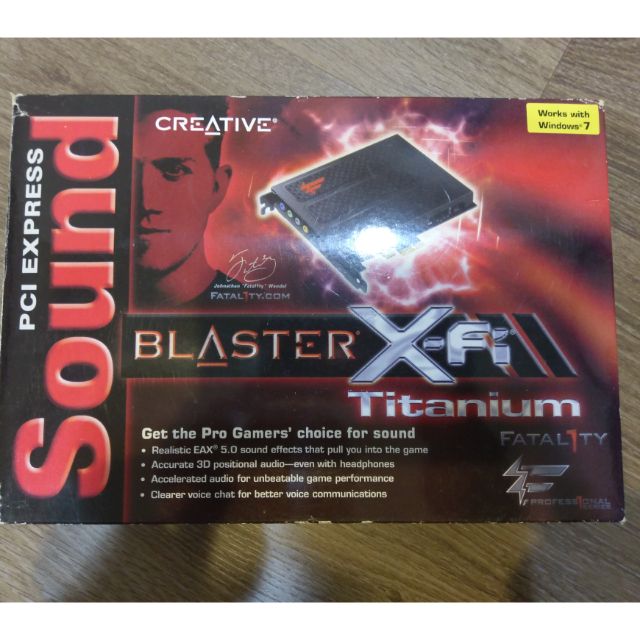 創新未來 Creative X-Fi Titanium FATAL1TY 音效卡